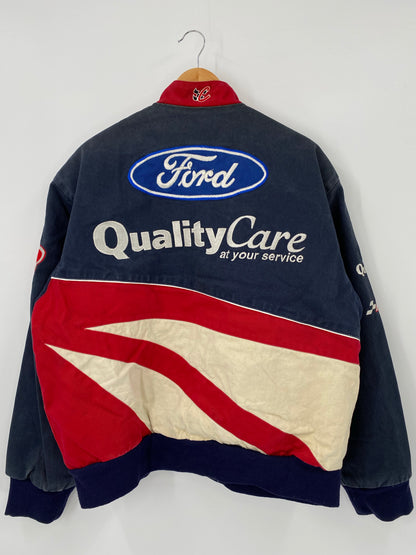 Vintage FORD x DALE JARRETT Size No Tag (Approx.M) Racing Jacket / K4838