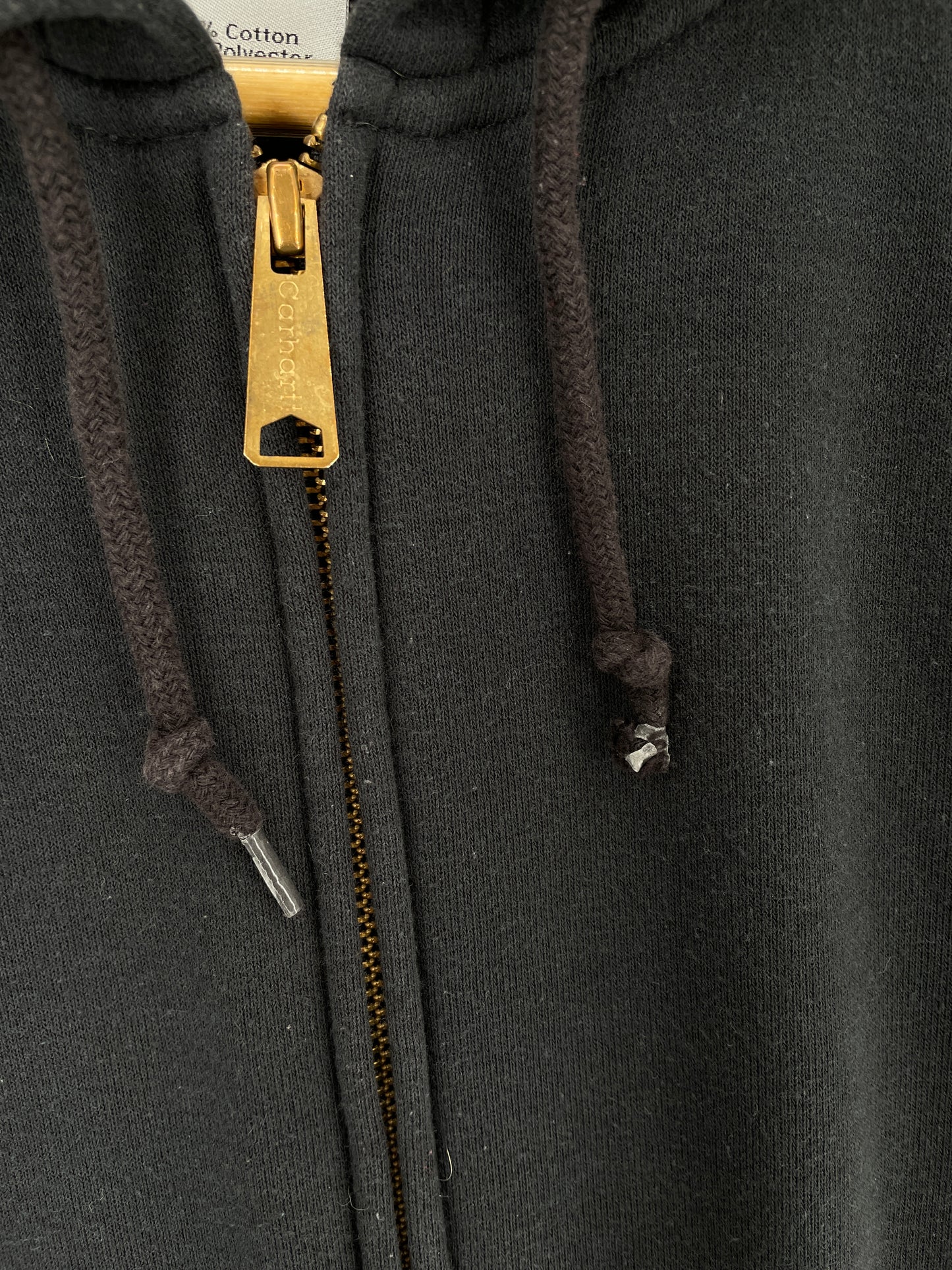 Vintage CARHARTT Size L Hoodie Zip-up Sweat-Shirt / E2632S