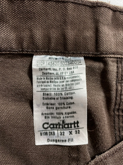 Vintage CARHARTT Size 32x32 Double Knee Duck Pants / K7230