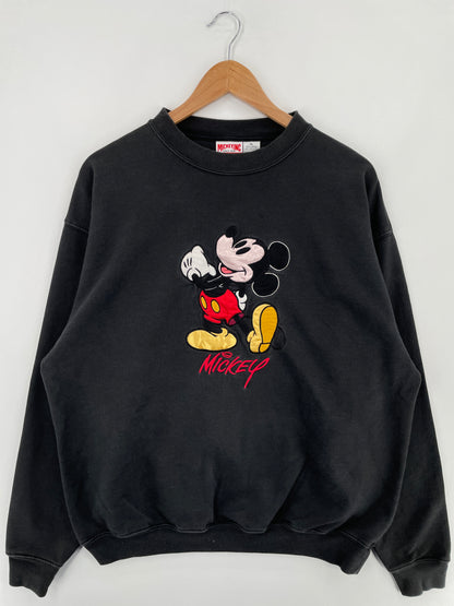 90's DISNEY MICKEY Size XL Vintage Sweat-shirt / E1082