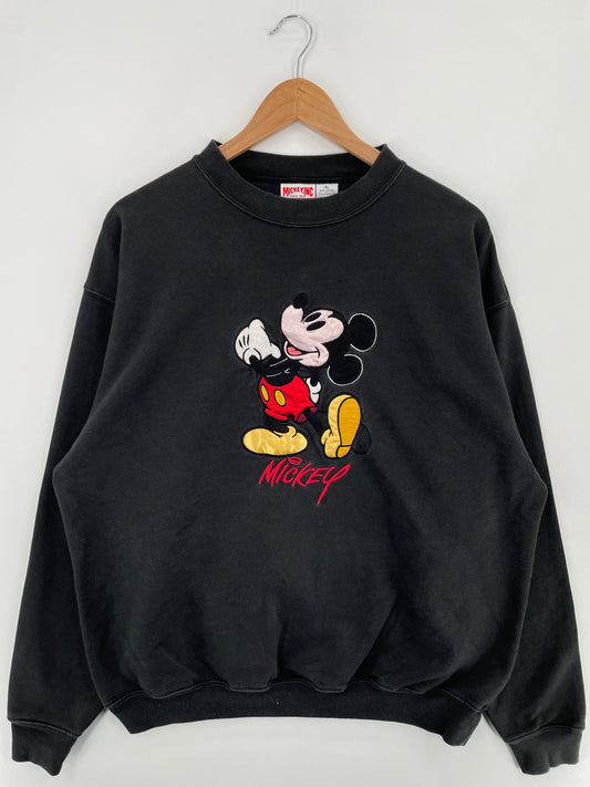 90's DISNEY MICKEY Size XL Vintage Sweat-shirt / E1082