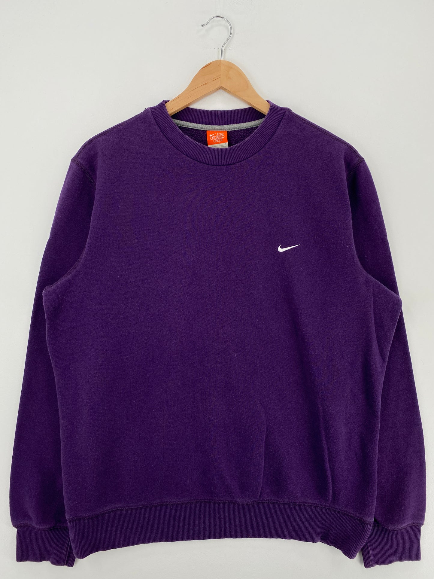 00' NIKE MINI SWOOSH Size L Vintage Sweat-Shirt / A4355