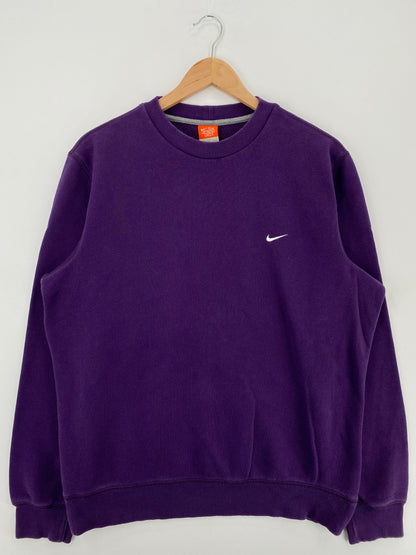 00' NIKE MINI SWOOSH Size L Vintage Sweat-Shirt / A4355
