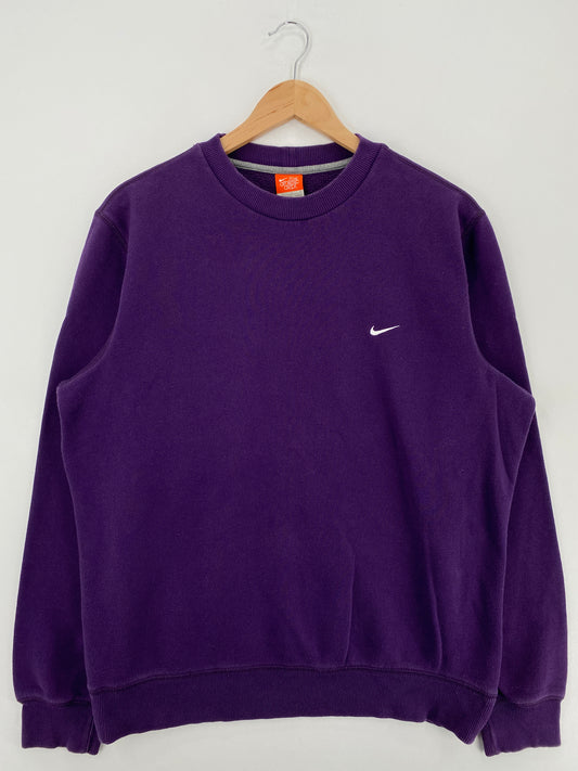 00' NIKE MINI SWOOSH Size L Vintage Sweat-Shirt / A4355
