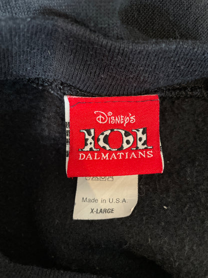 90's DISNEY 100 DALMATIANS Size XL Vintage Sweat-shirt / K981