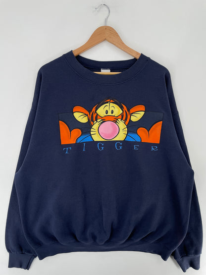 90's DISNEY TIGGER Made in USA Size XXL Vintage Sweat-Shirt / E5695S
