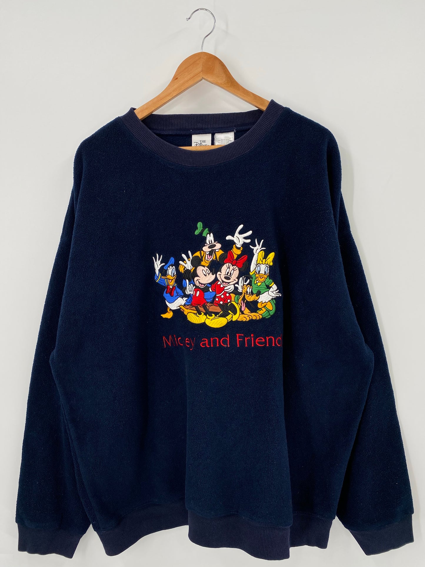 00' DISNEY Size XL Vintage Fleece Sweat-shirt / K4404