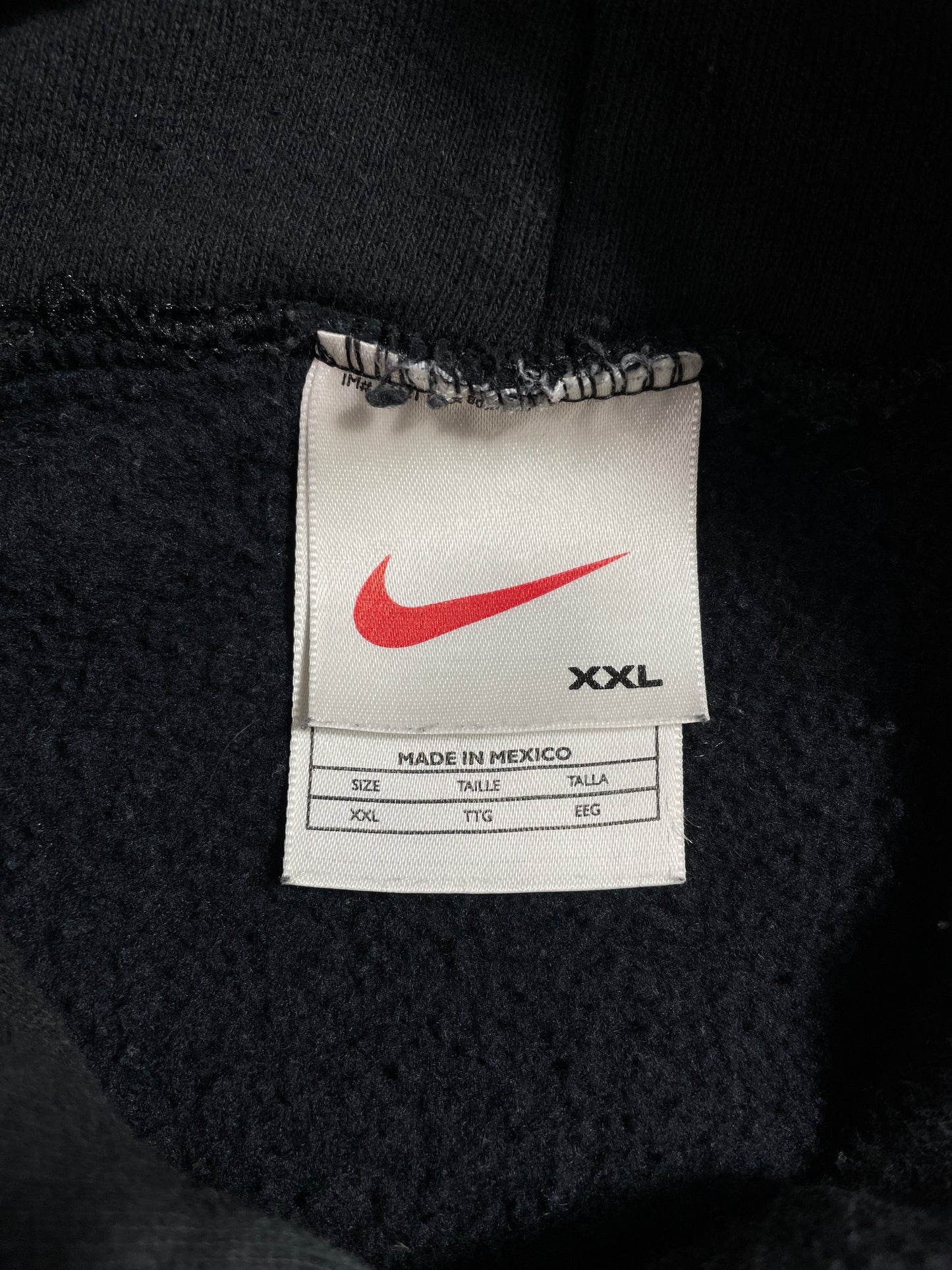 90's NIKE MINI SWOOSH Size XXL Vintage Hoodie Sweat-Shirt / E2937S