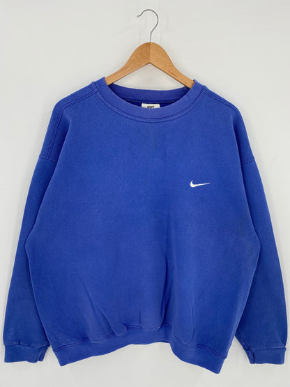 90's NIKE MINI SWOOSH Made in USA Size L Vintage Sweat-Shirt / K6702