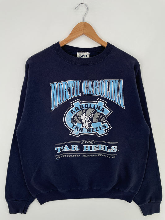 90's NORTH CAROLINA TAR HEELS Made in USA Size XL Vintage NFL Sweat-Shirt / E1518S