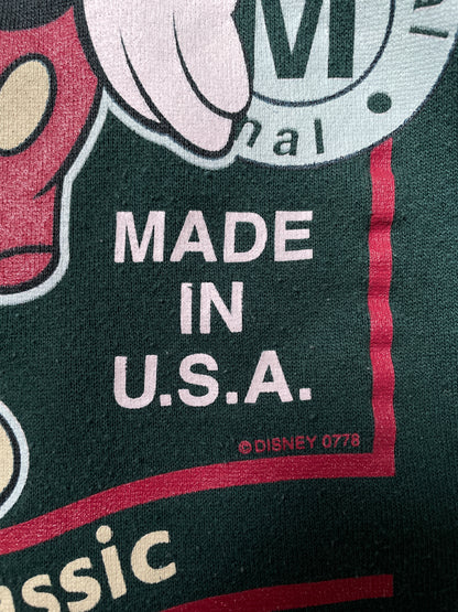 90’s DISNEY MICKEY Size L Vintage Sweat-shirt / K2420
