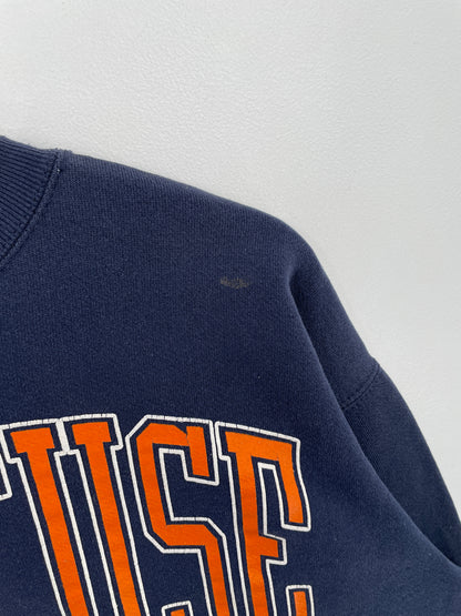 90's SYRACUSE Made in USA Size L Vintage College Sweat-Shirt / E1841S