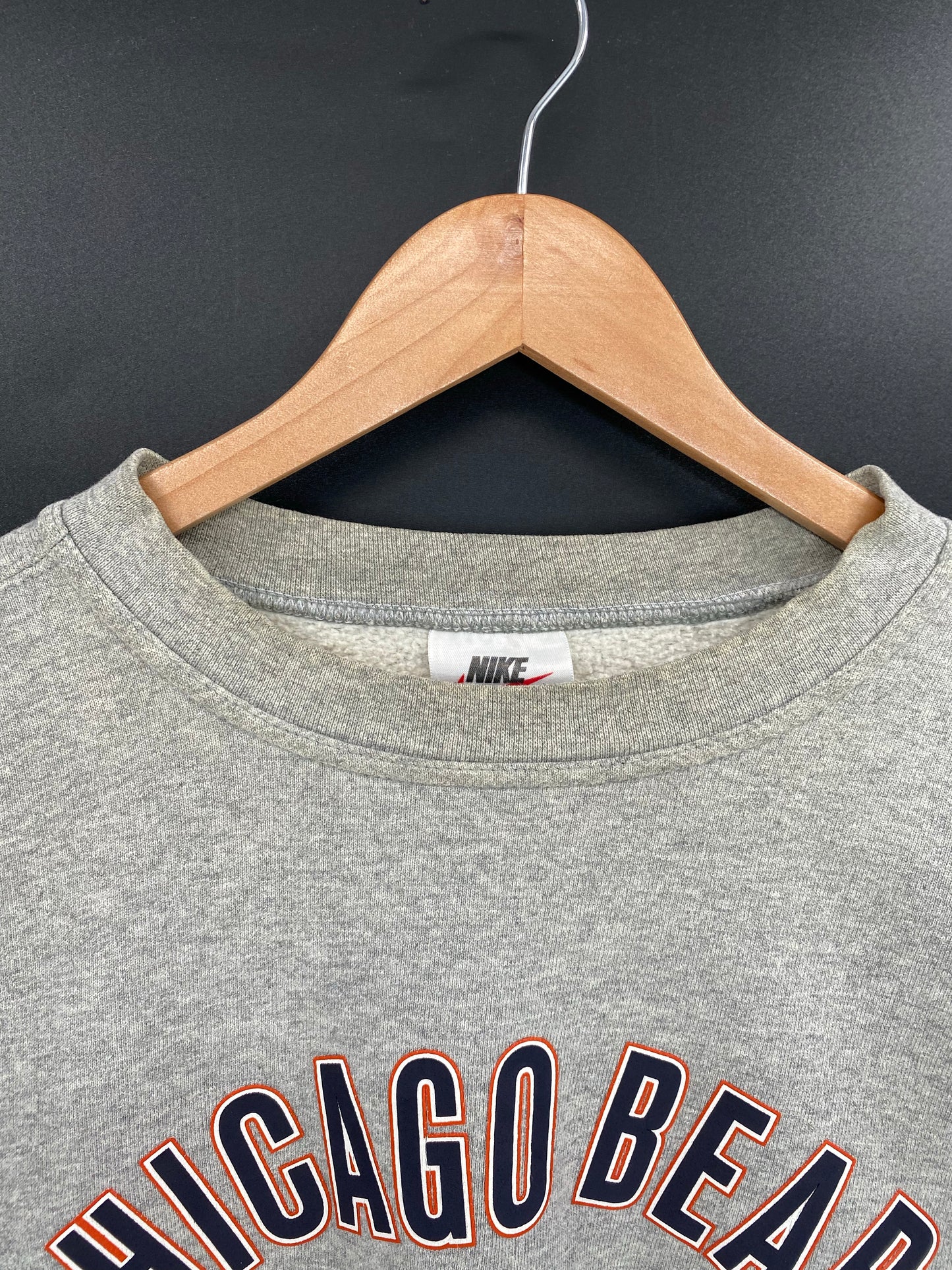 90’s NIKE CHICAGO BEARS Made in USA Size XL Vintage NFL Sweat shirt / K7814