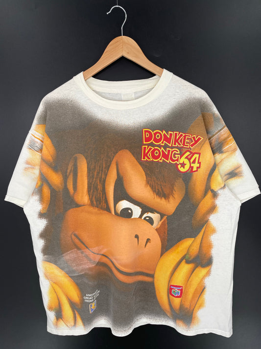 90’s DONKEY KONG Size No Tag (Approx. XL) T-Shirt / K9698