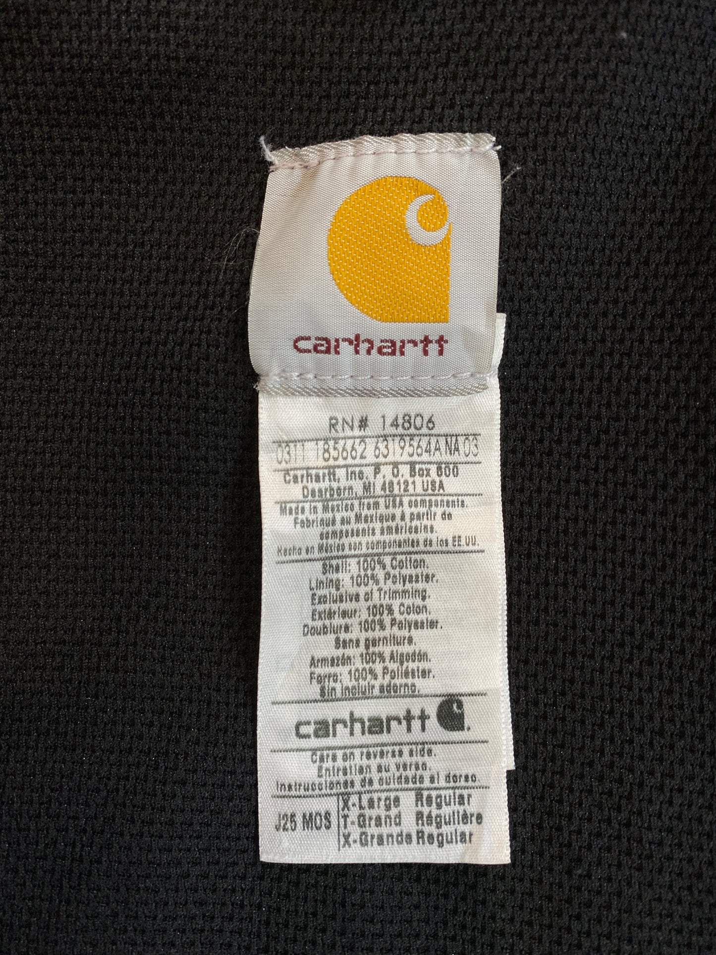 Vintage CARHARRT Size XL Duck Jacket / A7621