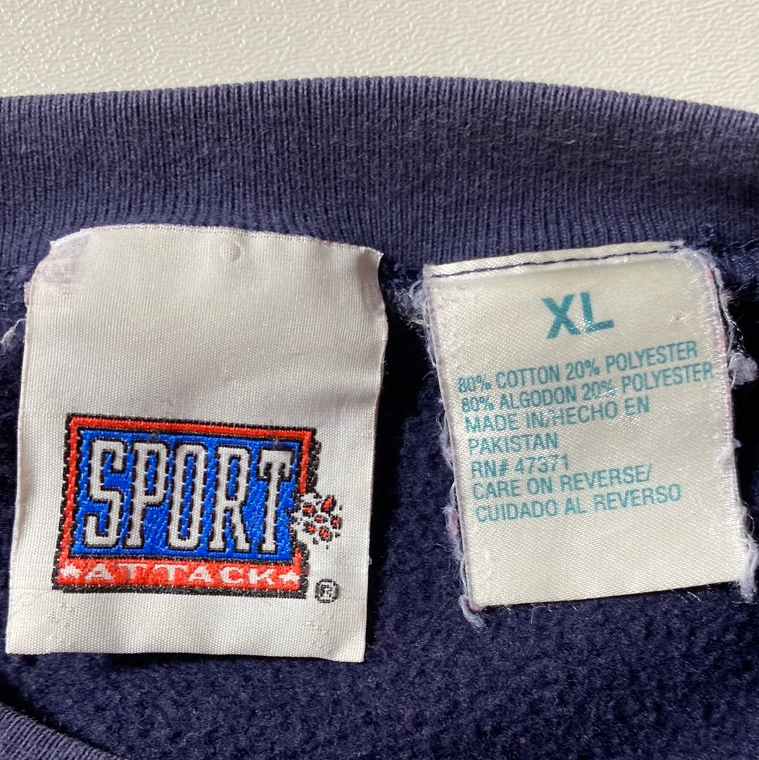 Vintage SUPER BOWL XXXV NEW YORK GIANTS x BALTIMORE RAVENS Size XL NFL Sweat shirt / E2856S