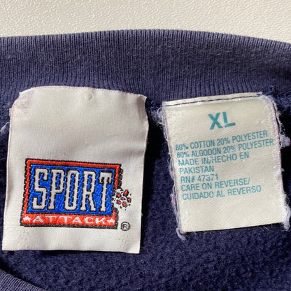 Vintage SUPER BOWL XXXV NEW YORK GIANTS x BALTIMORE RAVENS Size XL NFL Sweat shirt / E2856S