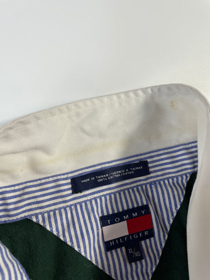 90’s TOMMY HILFIGER Size XL Rugby-Shirt / A7272