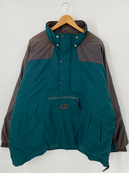 90’s NIKE AIR Size XL Vintage Half Zip Nylon Jacket  / K4835
