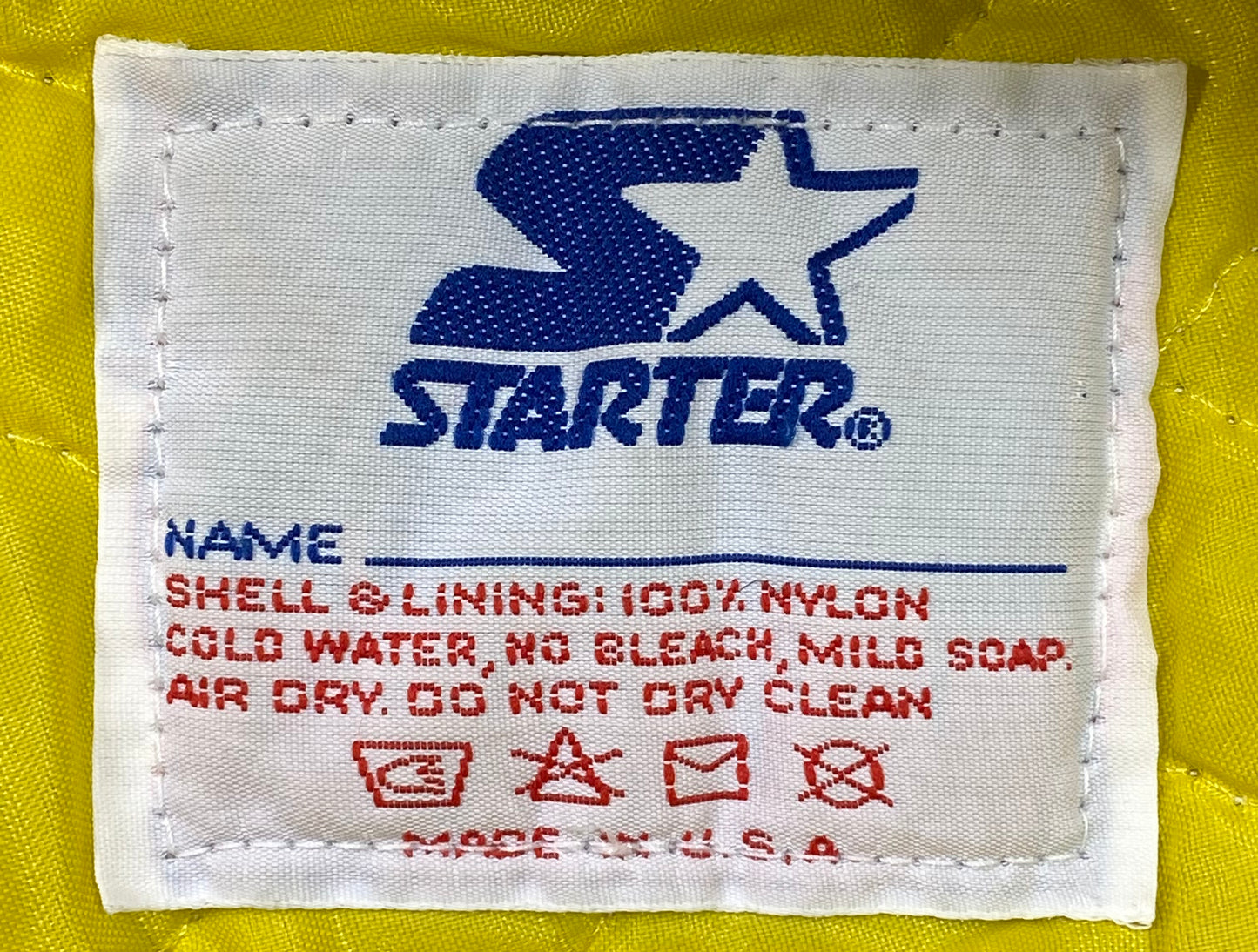 90's Starter x Packers Made in USA Vintage NFL Padded Nylon Jacket / 5031