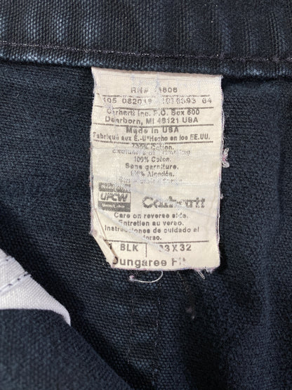 Vintage CARHARTT Made in USA Size W33xL30.5 Duck Pants / A6620