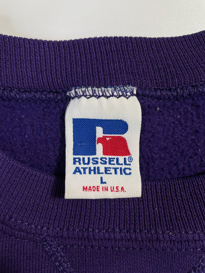 90's RUSSELL x KANSAS STATE Made in USA Size L College Sweat-Shirt / A7982