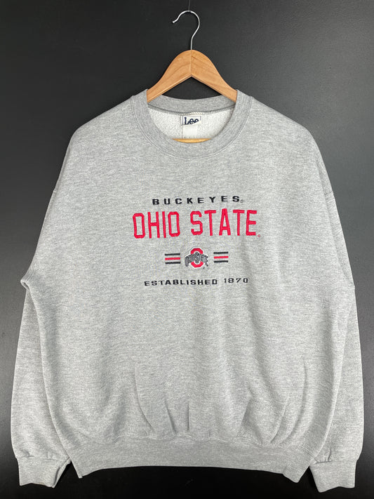 Vintage OHIO STATE BUCKERS Size Approx.XL College Sweat-shirt / E1427S