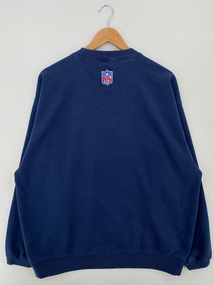 00' NIKE x NEW ENGLAND PATRIOTS Size L Vintage NFL Sweat-Shirt / A8234