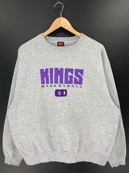 00' NIKE SACRAMENTO KINGS Size XL Vintage NBA Sweat-shirt / K8824