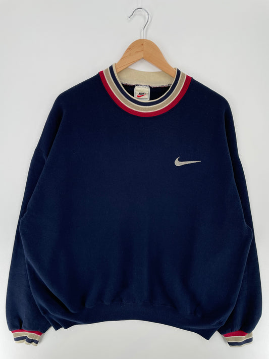 90's NIKE MINI SWOOSH Made in USA Size XXL Vintage Sweat-shirt / A318
