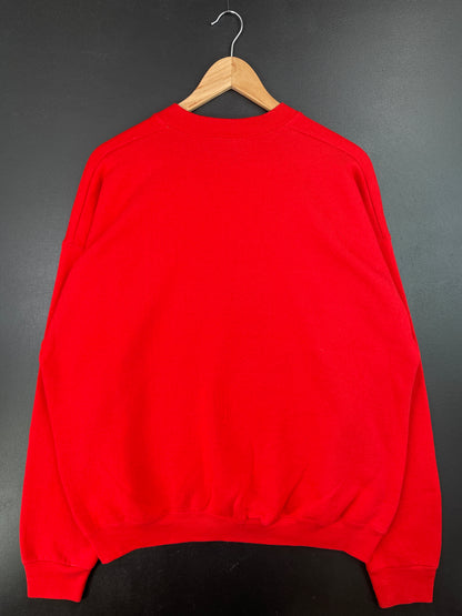 1997 KANSAS CITY CHIEFS Made in USA Size XL Vintage NFL Sweat-Shirt / A8825