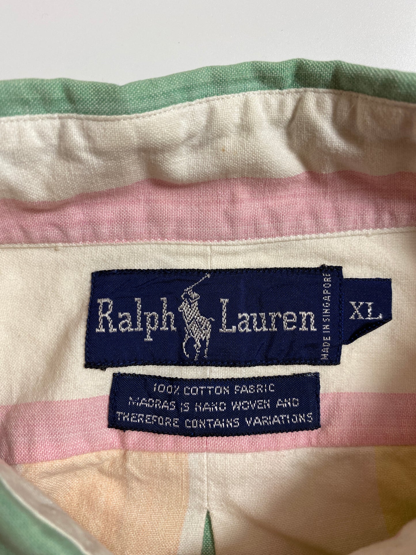 90's POLO RALPH LAUREN Size XL Vintage Long Sleeve Shirt /k66