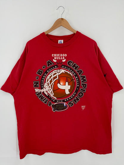 90’s CHICAGO BULLS Size XXXL NBA T-Shirt / K6578