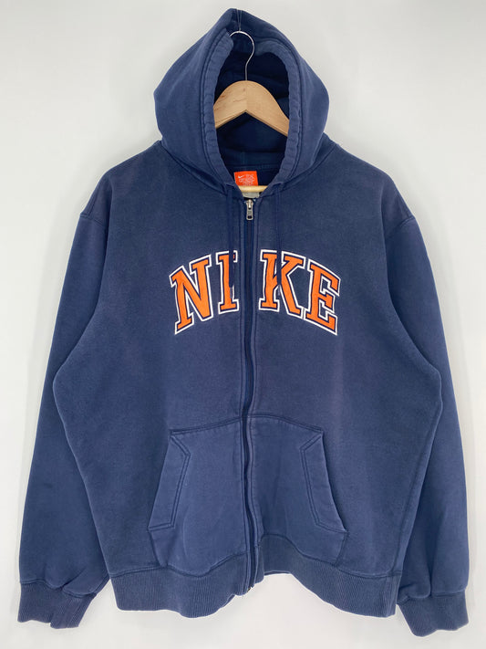 Vintage NIKE Size XL Vintage Zip Up Hoodie Sweat-Shirts/ A182