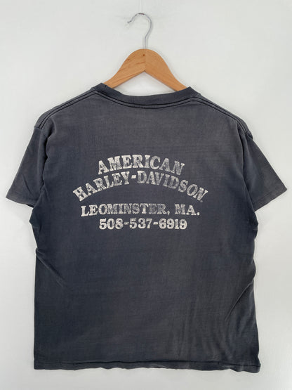 90's HARLEY DAVIDSON Made in USA Size M Vintage T-Shirt / E4879T