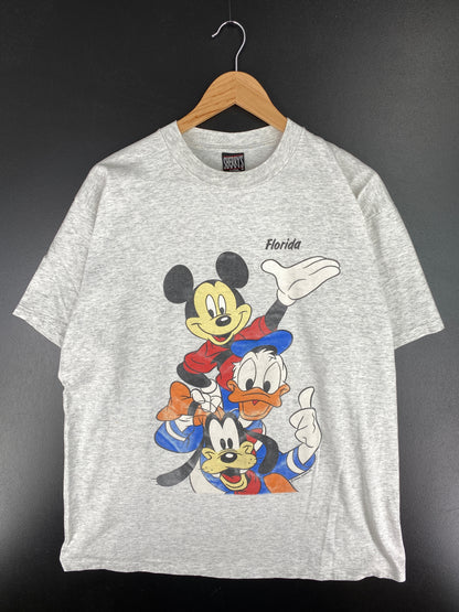 90’s DISNEY MICKEY Made in USA Size XL Vintage T-Shirt / A4581