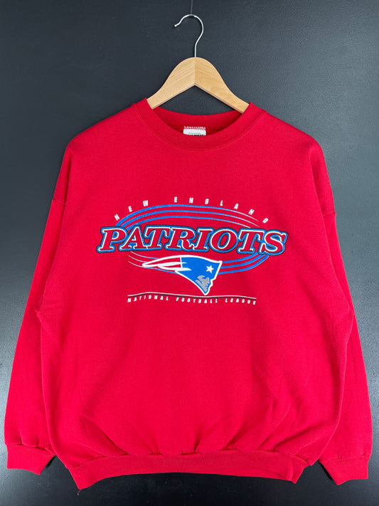 90’s NEW ENGLAND PATRIOTS Size XL Vintage NFL Sweat-shirt / E3286S