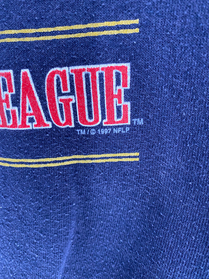 1997 NEW YORK GIANTS Made in USA Size L Vintage NFL Sweat-Shirts/ K7097