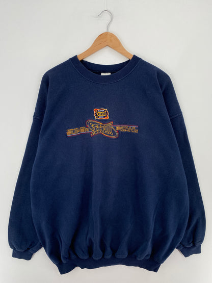 1998 SUPER BOWL XXXVIII Size XXL Vintage NFL Sweat-shirt / E1890S