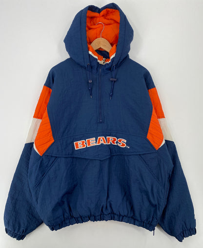 90's STARTER x CHICAGO BEARS Size XL Vintage NFL Nylon Jacket / A8761