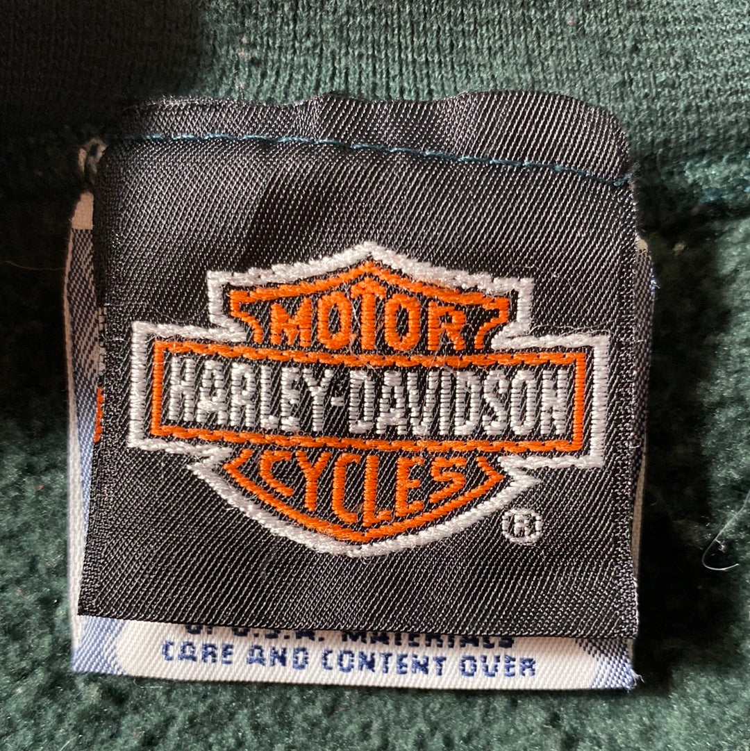 1998 HARLEY DAVIDSON Size M Vintage Sweat-Shirt / E738