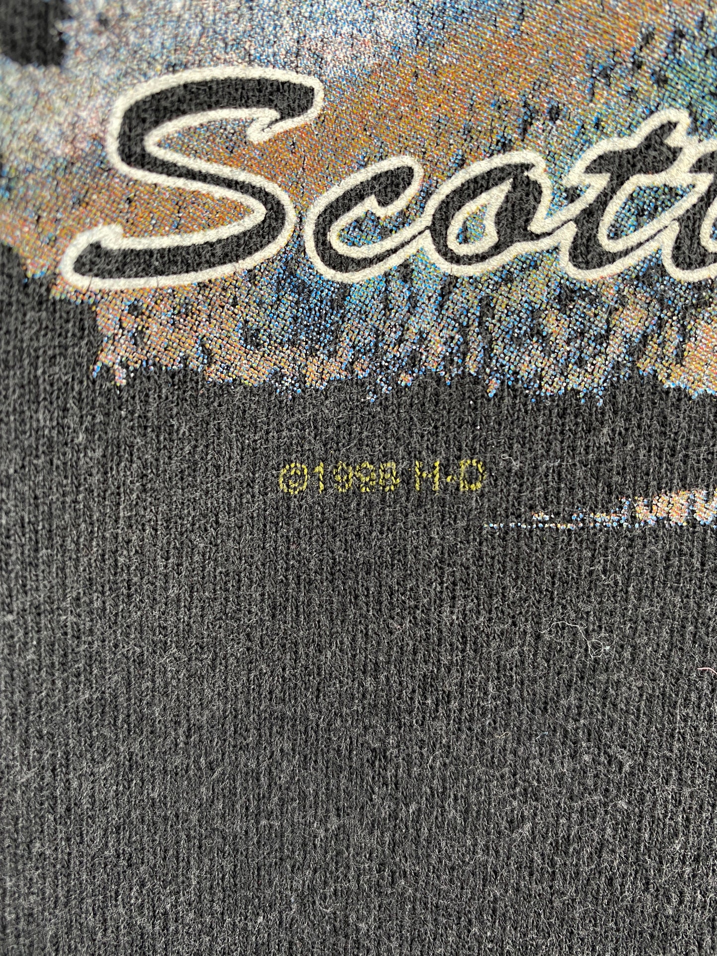 1998 HARLEY DAVIDSON Size Approx.XL Vintage Zip-Up Hoodie Sweat-Shirts / A3972