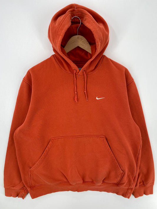 00' NIKE MINI SWOOSH Size L Vintage Hoodie Sweat-shirt / A917
