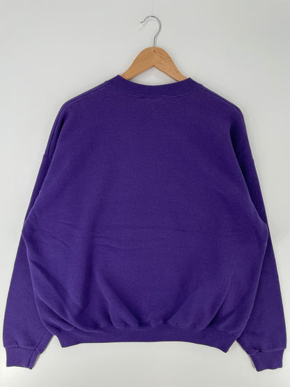 1996 NORTHWESTERN ROSE BOWL Made in USA Size XL Vintage College Sweat-shirt / A1547