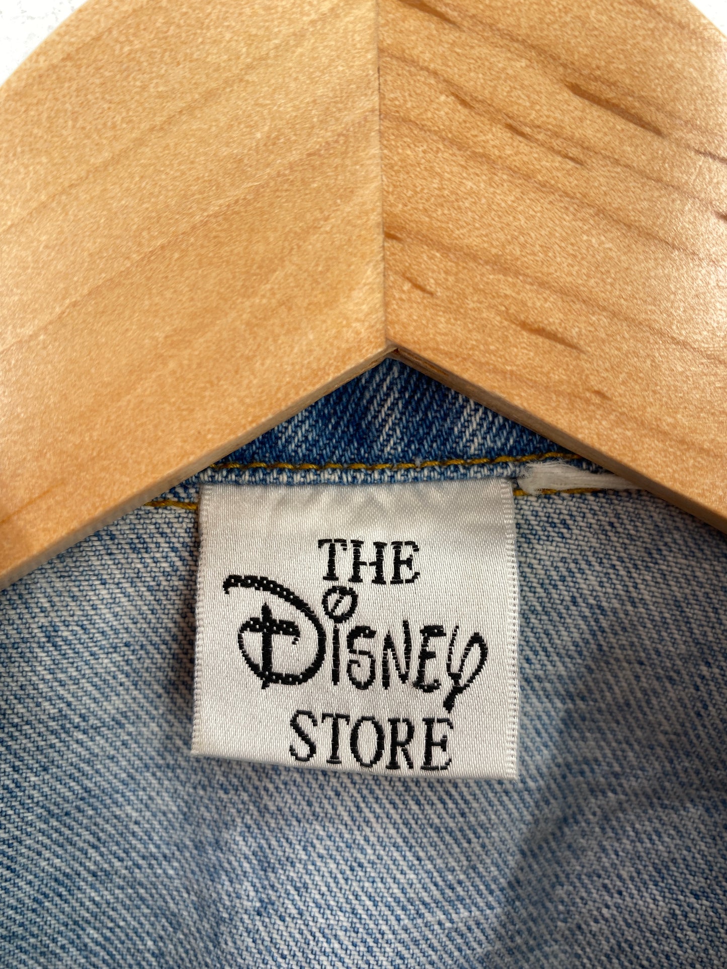 00' DISNEY MICKEY AND FRIENDS Approx. Kids Size M Vintage Denim Jacket / A5887