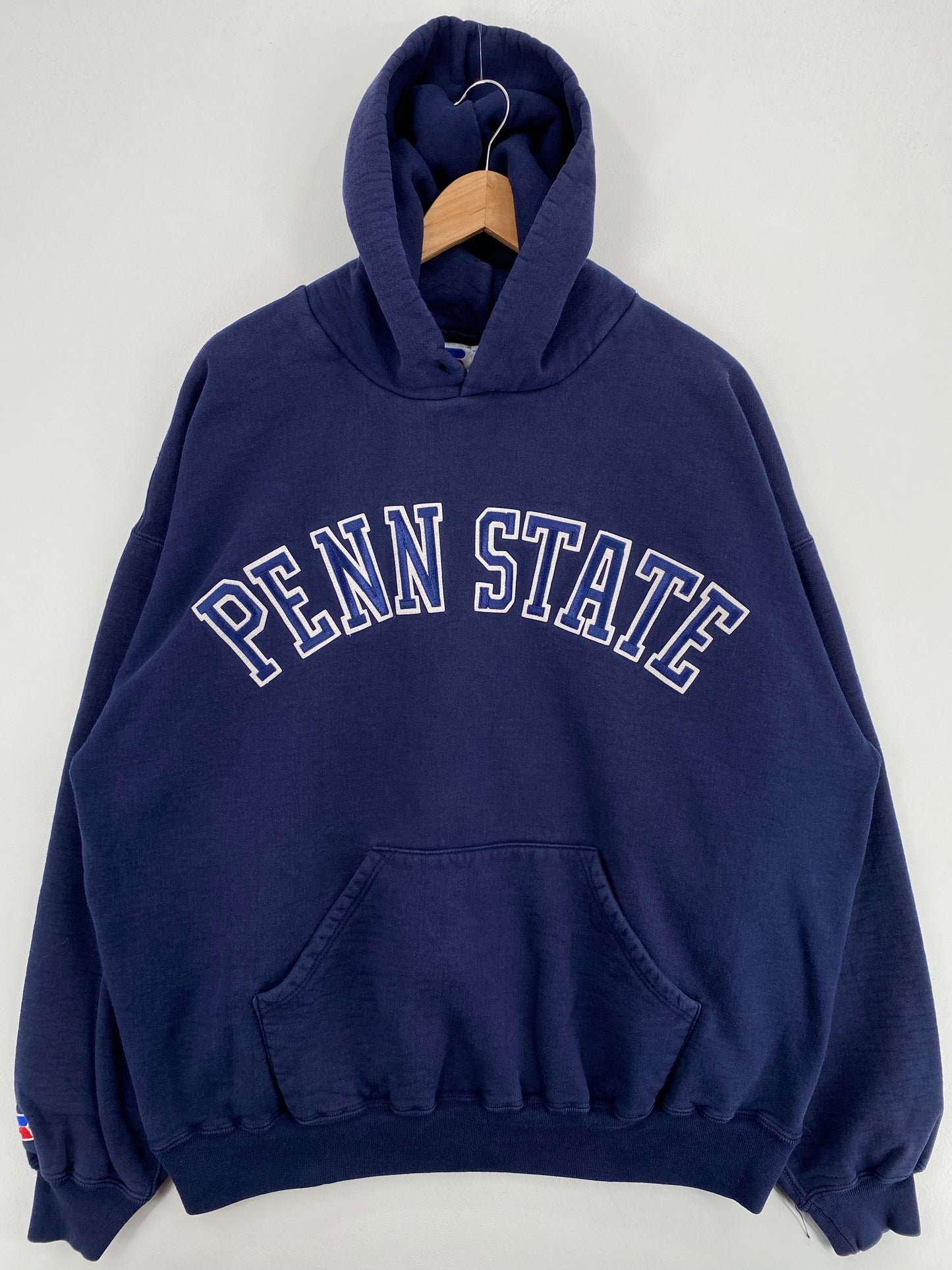 90's RUSSELL x PENN STATE Made in USA Size XXL Vintage College Heavy Weight Hoodie Sweat-Shirt / A6281