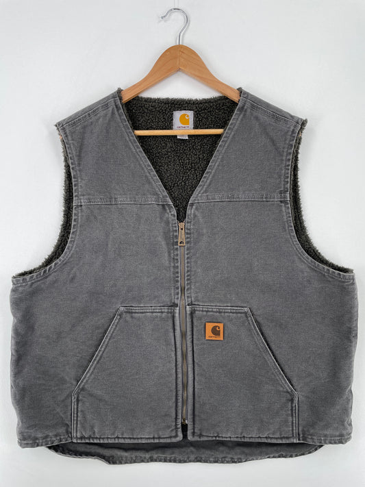 Vintage CARHARTT Size XL Duck Vest / A8650