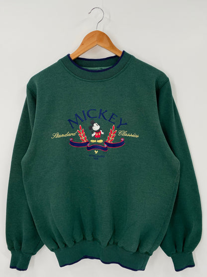 90’s DISNEY MICKEY Size M Vintage Sweat-shirt / K4408