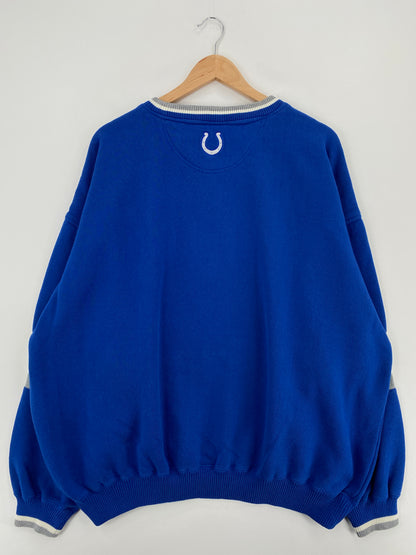90's INDIANAPOLIS COLTS Size XXL Vintage NFL Sweat-Shirt / A3994