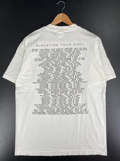 2001 U2 Made in USA Size L Vintage Music T-Shirt / A5049